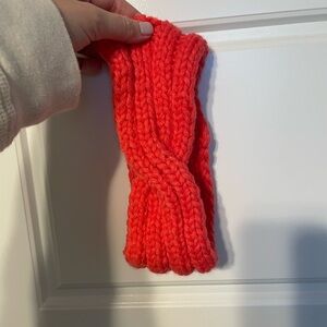 Pink women’s winter headband